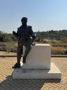 Bronzestatue des Schriftsteller Washington Irwing