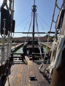 Blick auf Achterschiff