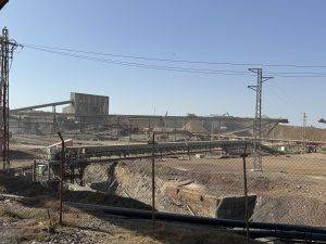 Riesige Förderbänder