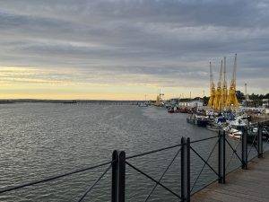 Blick auf die Marina del Odiel