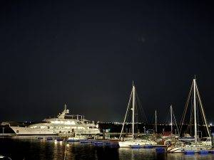 45m Motoryacht zu Besuch