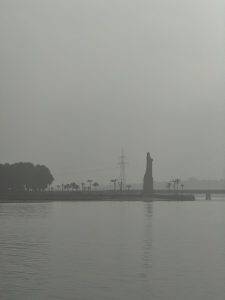 Columbus im Morgendunst