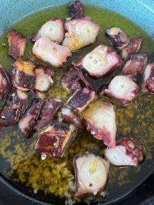 Pulpo zum Abendessen