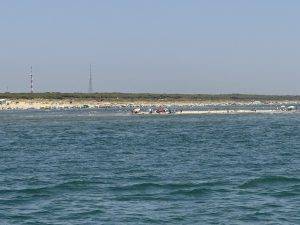 Sandbank - gut markiert