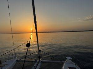 Schnell aufs Dach für die Abendshow