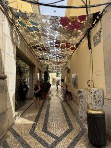 Gehäkelte Beschattung