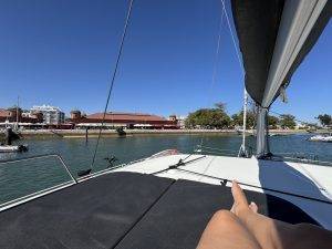 Lesestunde auf dem Oberdeck