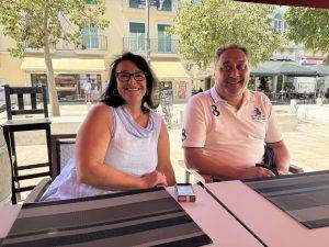 Lunch mit Elisabete und Dean