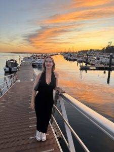 Heimwegsonnenuntergangsfoto