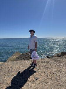 Blick auf die Einfahrt