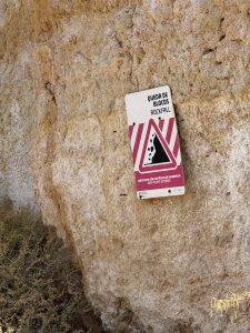 Überall Gefahr von Steinschlag