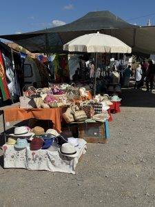 Textilmarkt in Loulé
