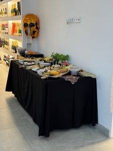 Häppchen gab’s auch