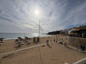 Blick zur Marinaeinfahrt