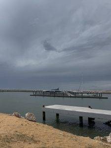 Nichts vom Sturm zu spüren