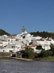 Blick nach Sanlúcar de Guadiana