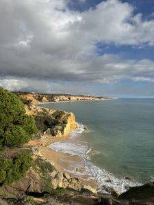 Blick zum Praia Falesia