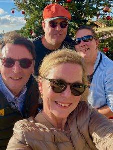 Weihnachtsselfie (Foto von Andrea Eck)