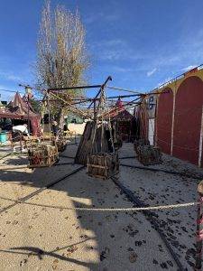 Handbetriebenes Karussell