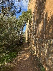 Immer an der Wand lang