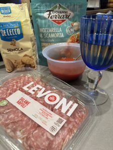 Pizzazutaten mit Giovanni Ferrari Käse