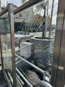 Sturmschaden am Stegfenster