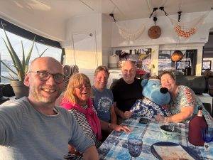 Pizza mit Jens, Nell und Jan