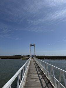 Klappbrücke über den Ria Formosa