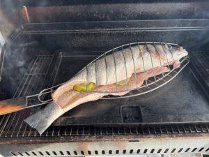 Gegrillter Wolfsbarsch
