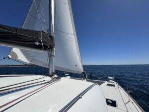 Motorsegeln mit neuer Genua