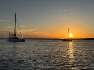 Sonnenuntergang geht auch im Rio Arade