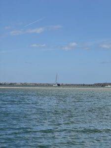 La Ola hinter der Sandbank