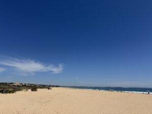 Ganz schön lang, der halbe Strand
