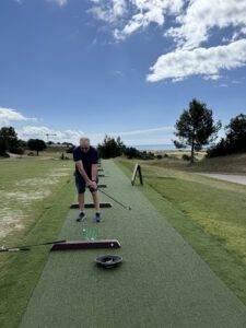 Üben auf der Driving Range