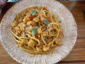 Seafood-Nudeln