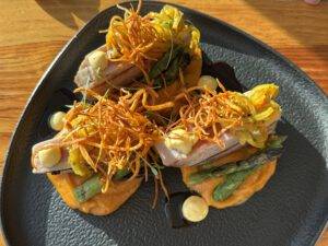 Thunfischfilet auf Süßkartoffelpüree
