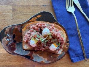Und mit Rindertartar