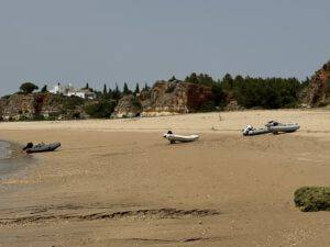 Dinghyparade am Strand