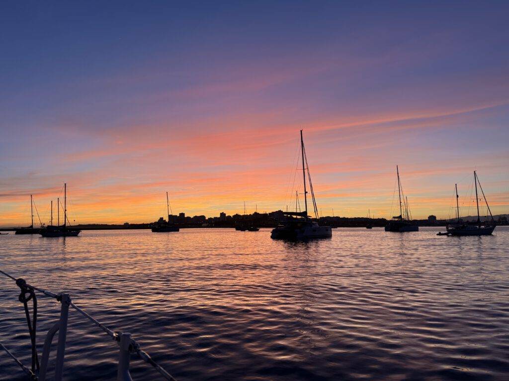 Abendliches Farbspiel