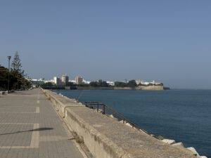 Start zur Radtour um Cádiz