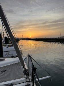 Sonnenaufgang um kurz nach Sieben