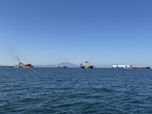 Ganz schön voll in der Bucht