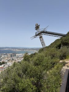 Demontierte Seilbahn