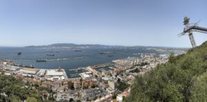 Panoramablick auf die Bucht