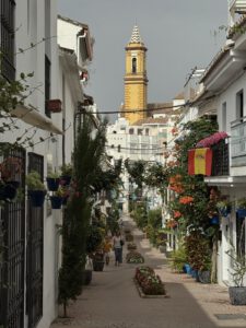 Blick auf die Iglesia de Santa María de los Remedios