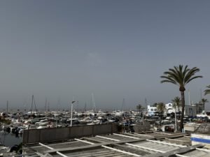 Wenig spektakulär - der Yachthafen von Marbella
