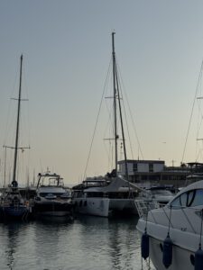La Ola im Abendlicht