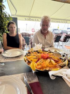 Vorerst Abschiedessen mit Gabi und Holger
