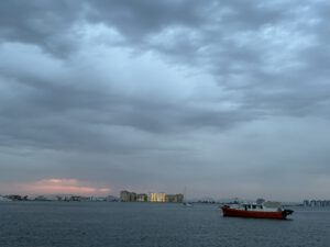 Regen kündigt sich an