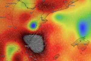 Wind für Valencia am Donnerstag